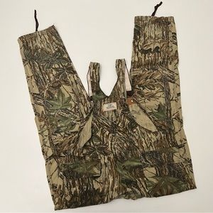 037 - VINTAGE 90s REALTREE CAMOUFLAGE HUNTING OUTDOORS MADE IN USA OVERALLS